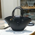 Vintage Shell Bags For Women Luxury Designer Handbags And Purses 2023 New In PU Top Handle Korean Small Shoulder Messenger Bag